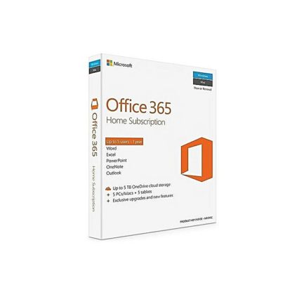 Microsoft Office 365 Home Subscription Premium – 5 Users