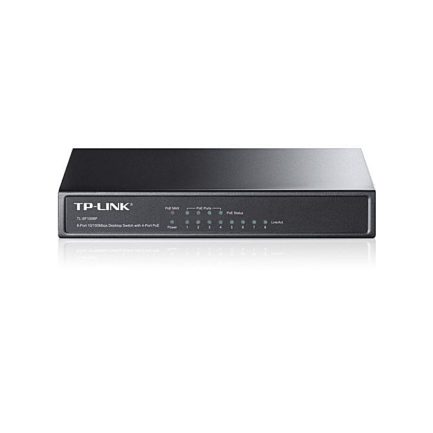 TP Link 8 PORT NON-GIGABIT SWITCH WITH 4 PORTS PoE TL-SF1008P