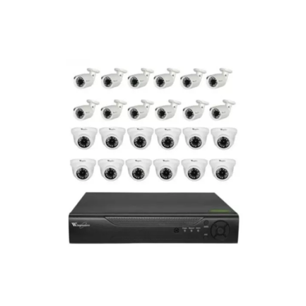 Winpossee 5TB HDD 24 Channels CCTV Camera Complete Security Surveillance Kit