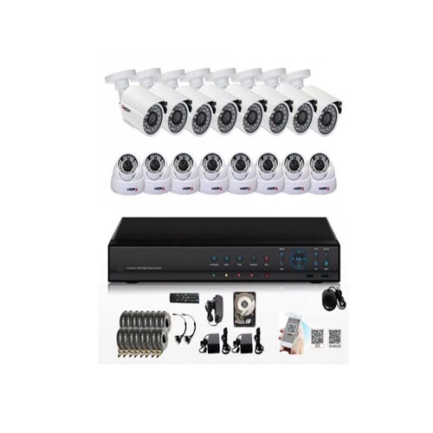 Winpossee 6TB HDD 16 Channels CCTV Camera Complete Security Surveillance Kit