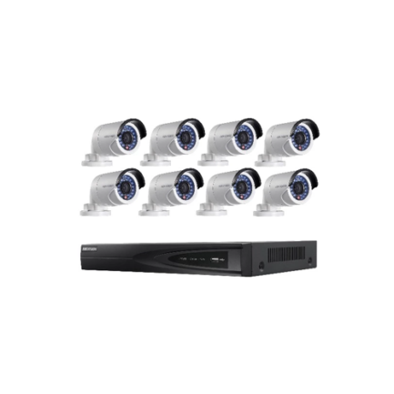 HikVision 8 CCTV Camera Complete Kit + 2 Terabyte Hard Drive