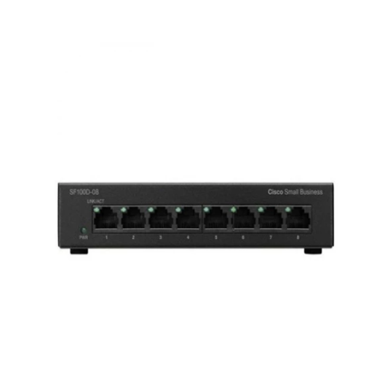 Cisco 8 Ports 10/100 Small Business Desktop Switch – SF100D