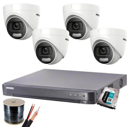 4 units day and night ColorVu CCTV DVR Surveillance Camera System