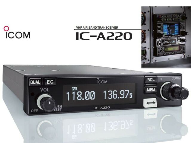 ICOM Ic-a220 Panel Mount Airband Transceiver