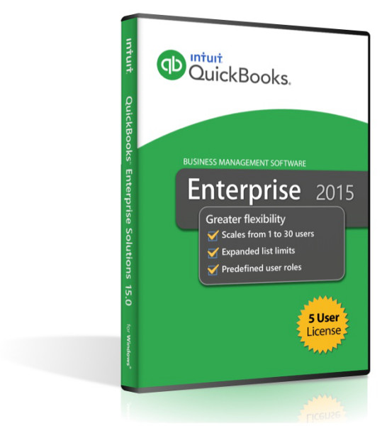 Intuit Quickbooks Enterprise Solutions 2015 – 5 Users